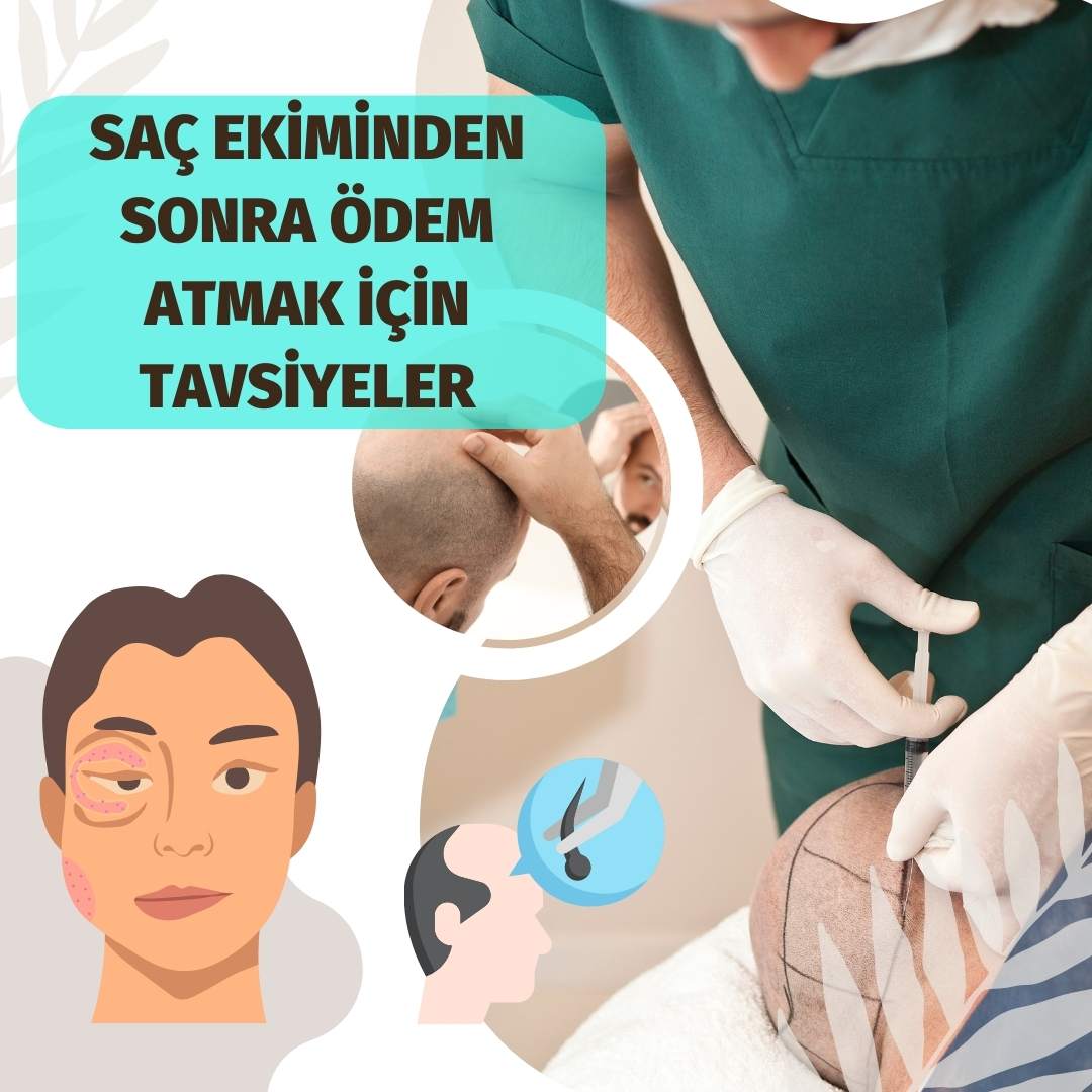 Saç Ekimi Sonrasında Ödem Atmak İçin Tavsiyeler