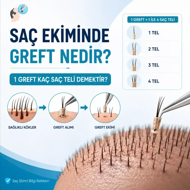 Saç Ekiminde Greft Nedir? 1 Greft Kaç Saç Teli Demektir?