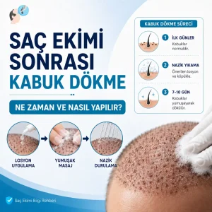 Saç Ekimi Sonrası Kabuk Dökme Ne Zaman ve Nasıl Yapılır?